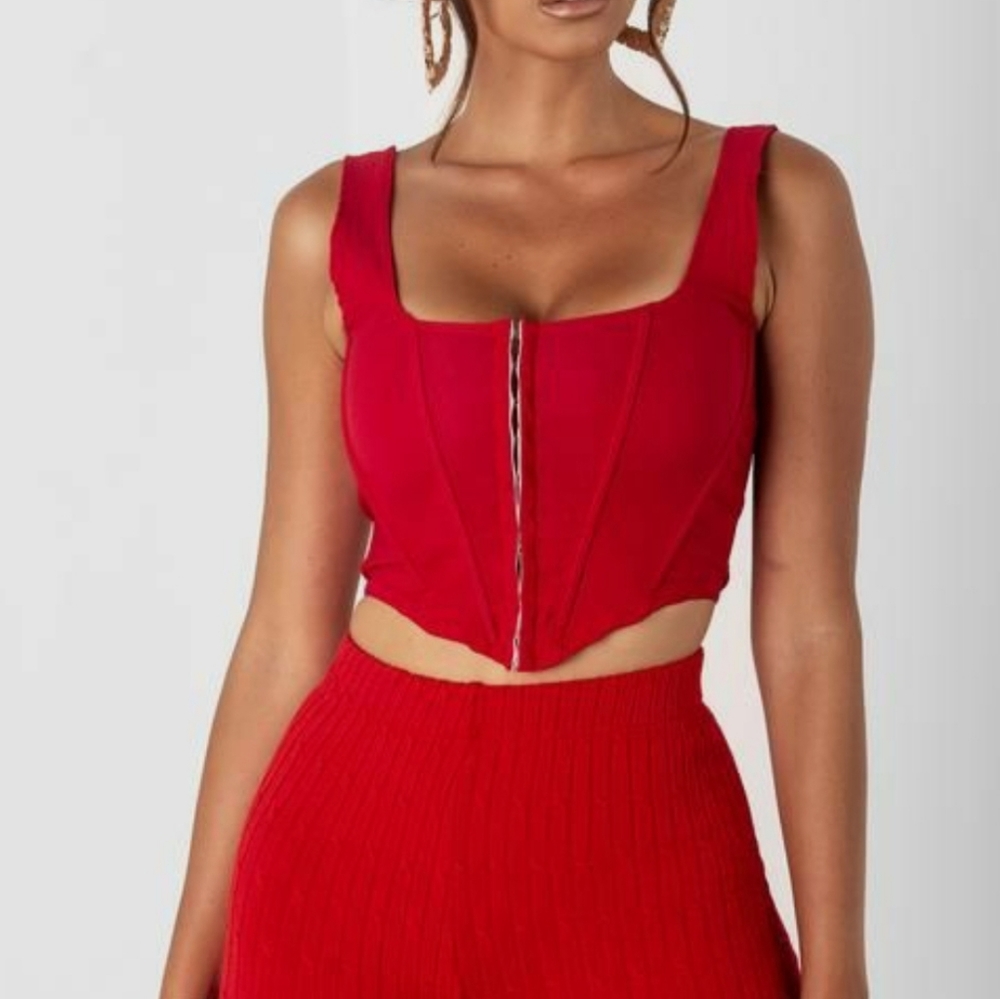 Red Corset top